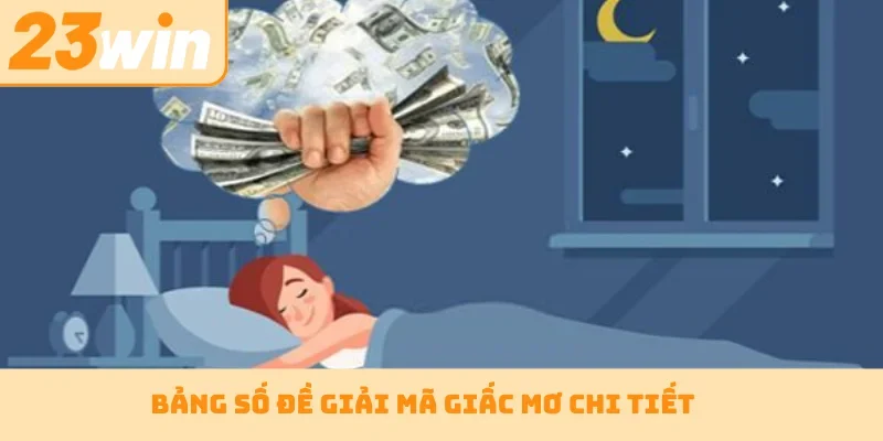 Bảng số đề giải mã giấc mơ chi tiết