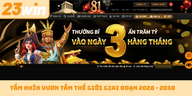 Tầm nhìn vươn tầm thế giới giai đoạn 2028 - 2030