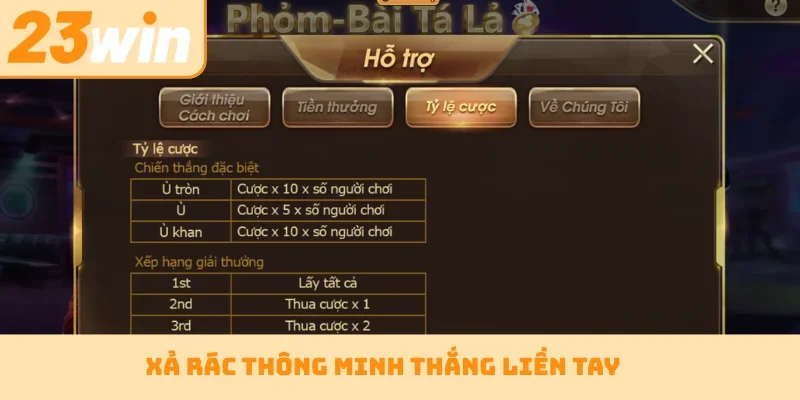Xả rác thông minh thắng liền tay