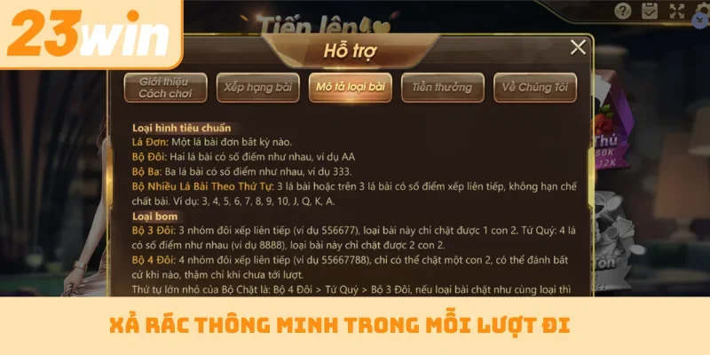 Xả rác thông minh trong mỗi lượt đi